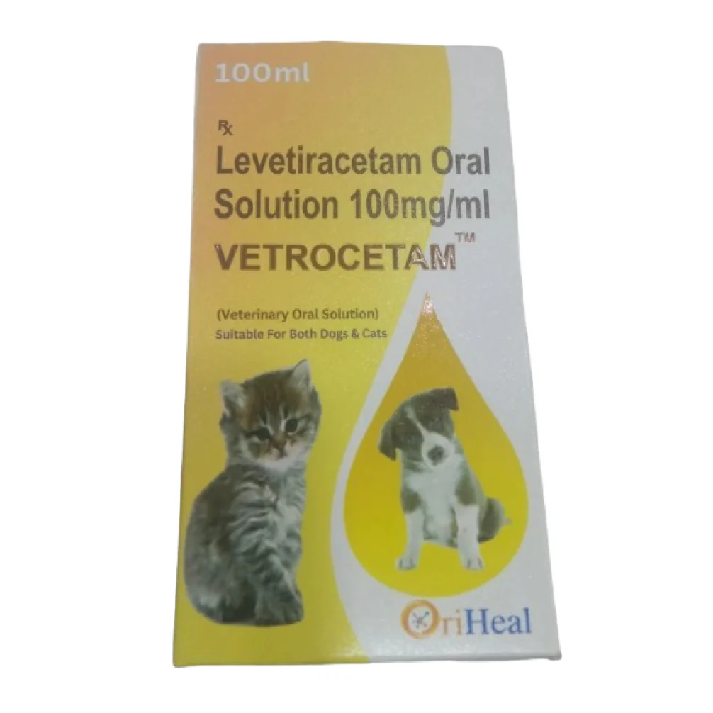 Oriheal Vetrocetam (Levetiracetam) Oral Solution 100ml for Dogs and Cats - Image 2