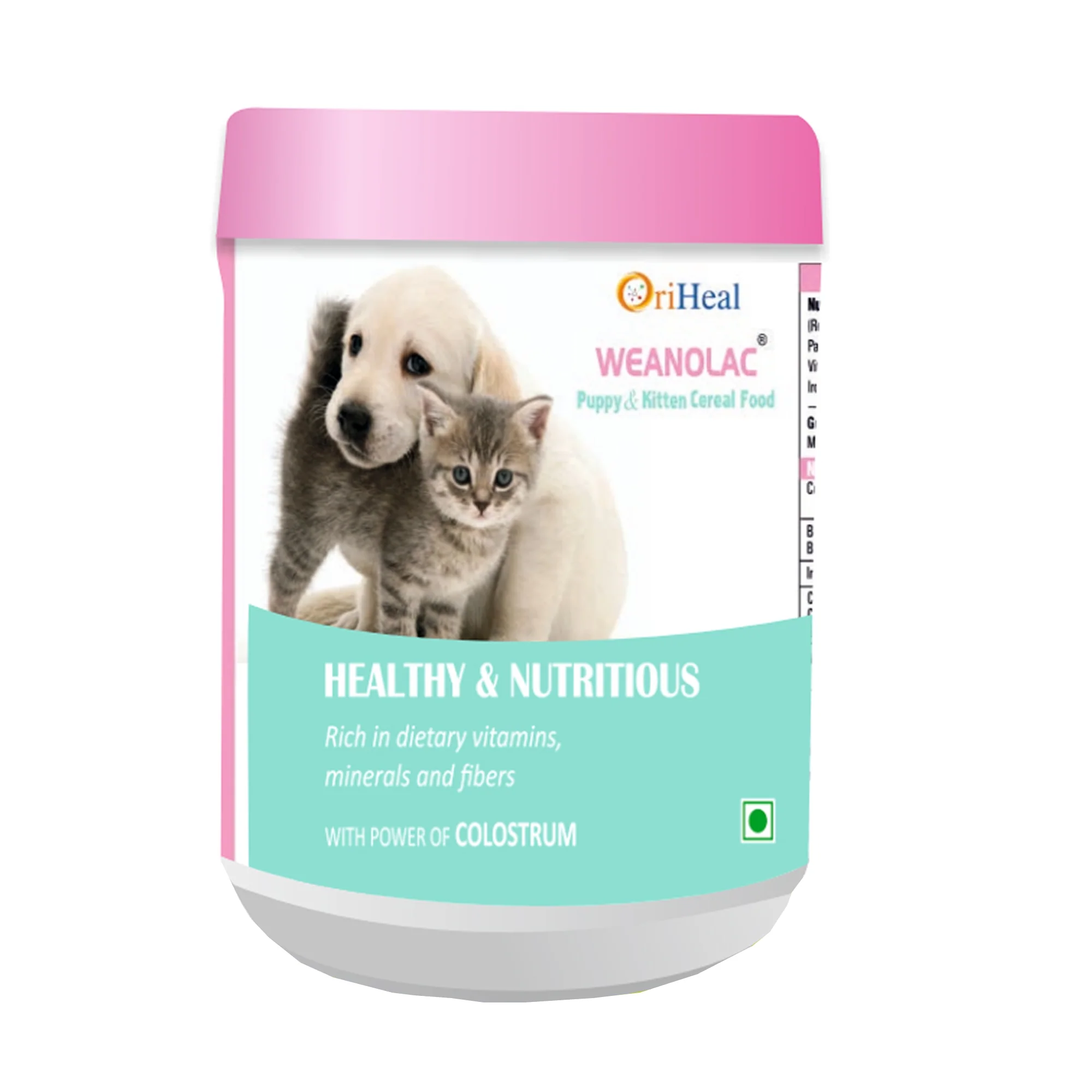 Oriheal Weanolac Milk Replacer for Puppies and Kittens 300g