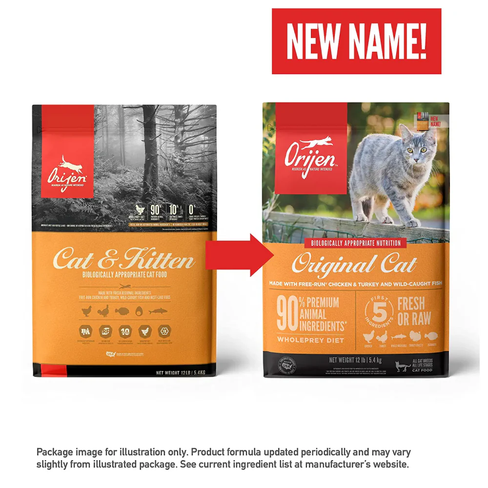 Orijen Original Cat & Kitten Dry Food (All Breeds & Ages) - Image 3