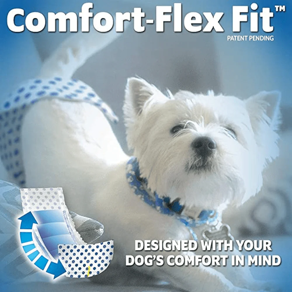 OUT! Disposable Diapers for Male Dog (33x46cm) - Image 8