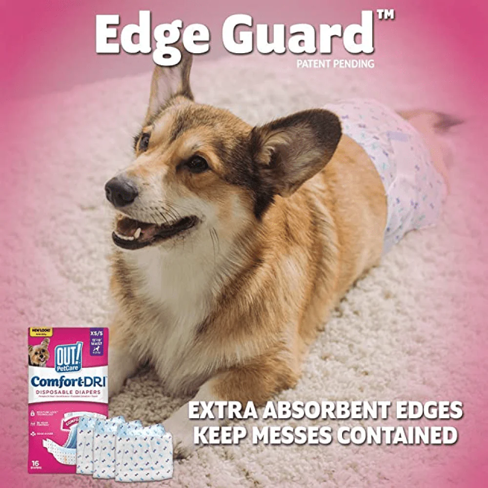 OUT! Disposable Female Diapers for Dogs (46x63cm) - Image 6