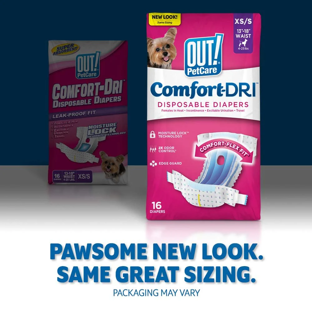 OUT! Disposable Female Diapers for Dogs (46x63cm) - Image 9