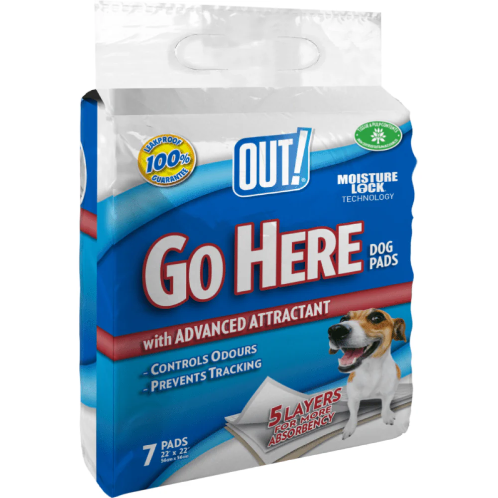 OUT! Moisture Locking Training Pads for Dogs (56x56cm) - Image 3