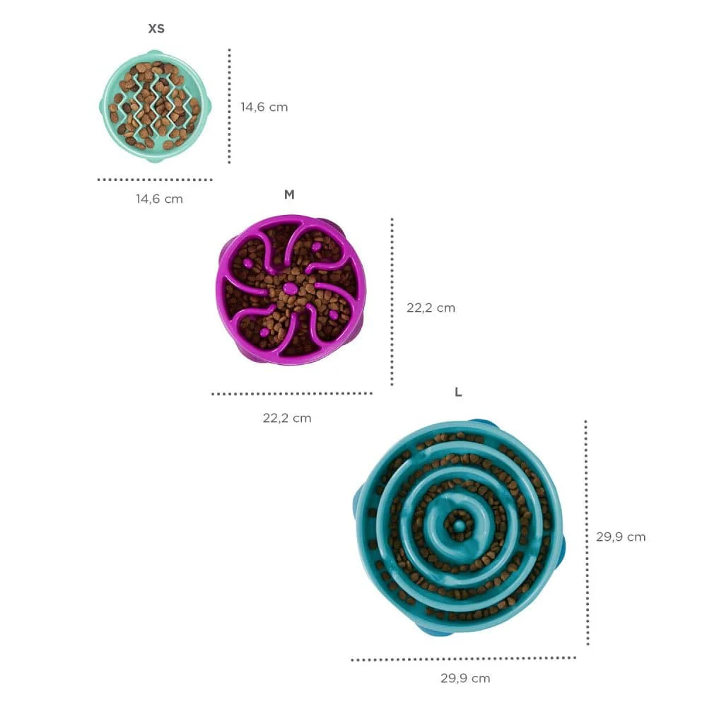 Outward Hound Fun/Slow Feeder for Dogs (Purple) - Image 6