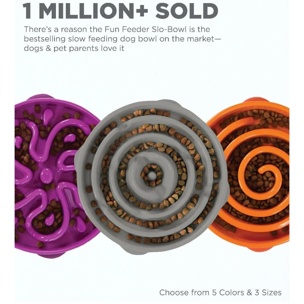 Outward Hound Fun/Slow Feeder for Dogs (Purple) - Image 7