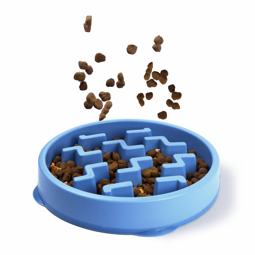 Outward Hound Fun/Slow Feeder for Dogs (Blue) - Image 7