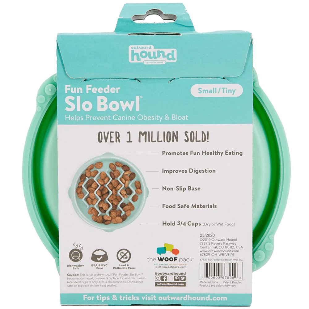 Outward Hound Fun/Slow Feeder for Dogs (Green) - Image 3