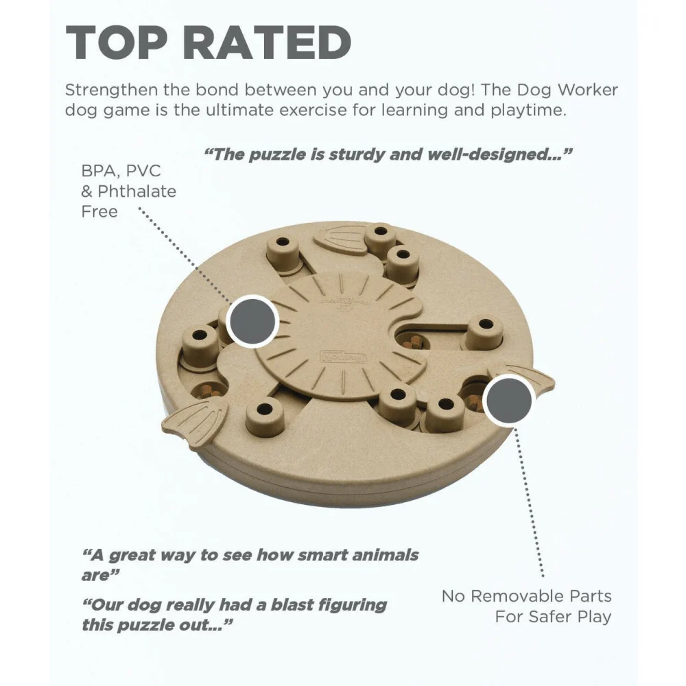 Outward Hound Nina Ottosson Dog Worker Slide Cups and Twist Flaps Toy for Dogs (Level 3 Advanced) - Image 3