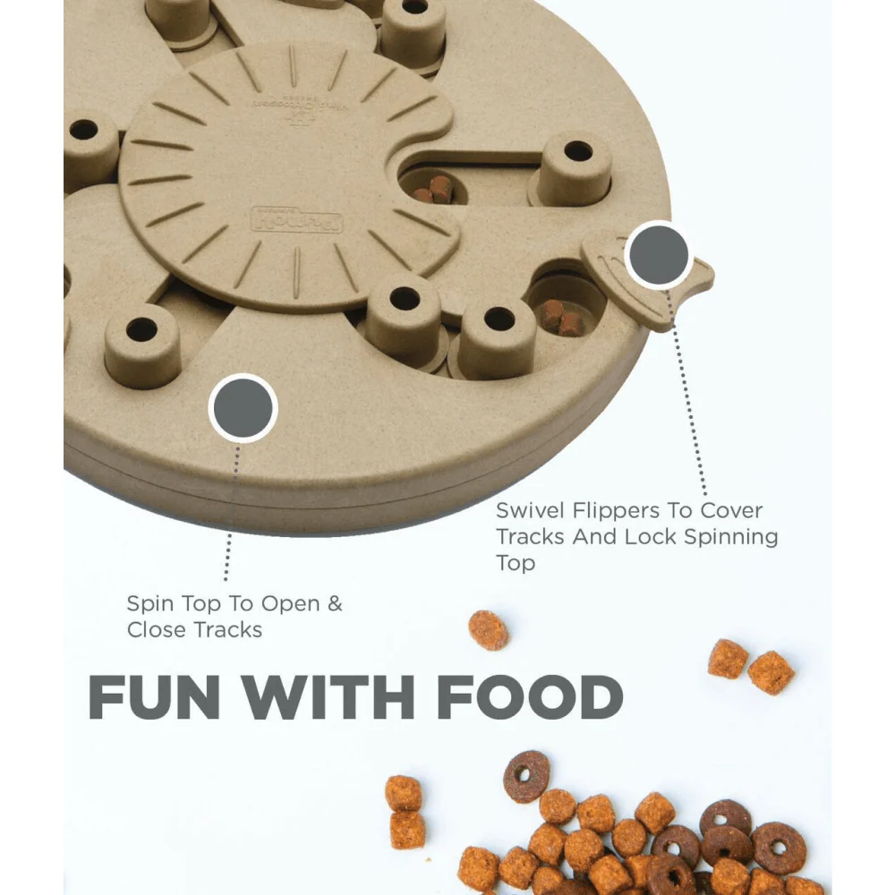 Outward Hound Nina Ottosson Dog Worker Slide Cups and Twist Flaps Toy for Dogs (Level 3 Advanced) - Image 4