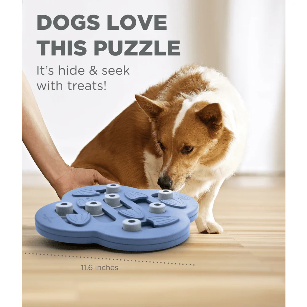 Outward Hound Nina Ottosson Hide N Slide Dog Puzzle for Dogs (Level 2 Intermediate) (Brown) | For Soft Chewers - Image 5