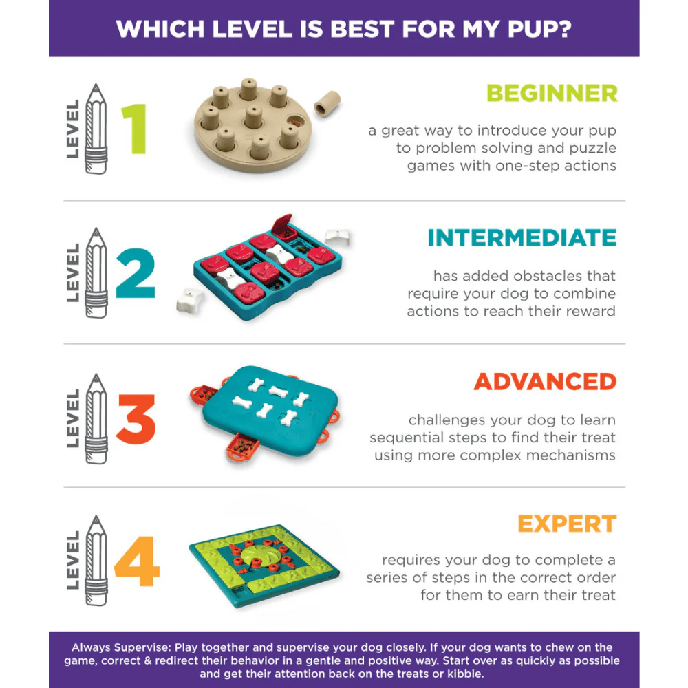 Outward Hound Nina Ottosson Slide N Feed Strategy Game Toy for Dogs (Level 1 Beginner) - Image 3