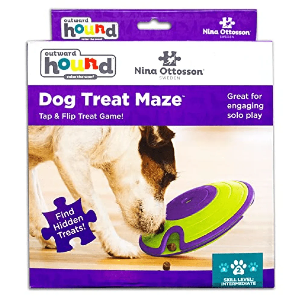 Outward Hound Nina Ottosson Treat Maze Puzzle for Dogs (Level 2 Intermediate) - Image 9