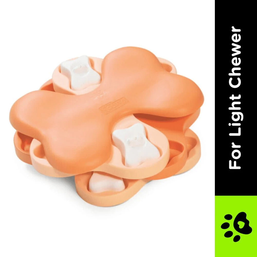 Outward Hound Puppy Tornado Interactive Treat Dispensing Toy (Pink level 2 Intermediate) - Image 2