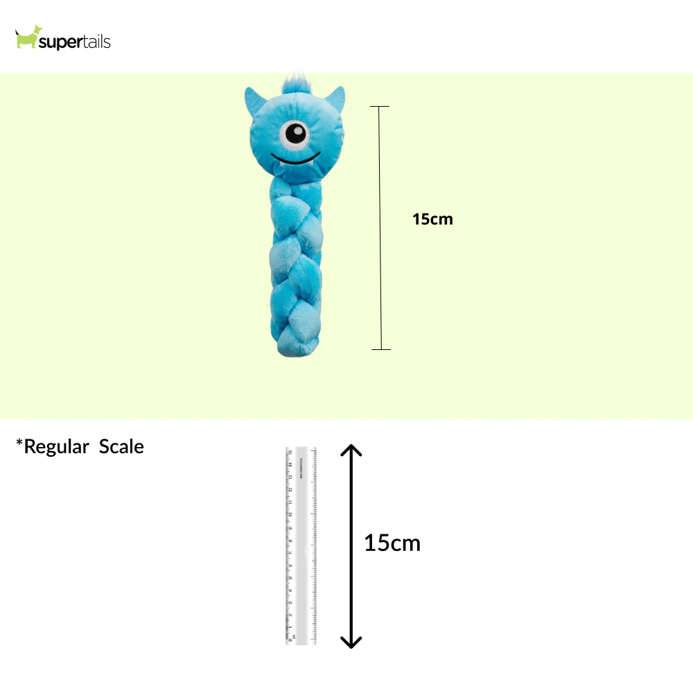 Outward Hound Twistiez Monster Toy for Dogs (Blue) - Image 2