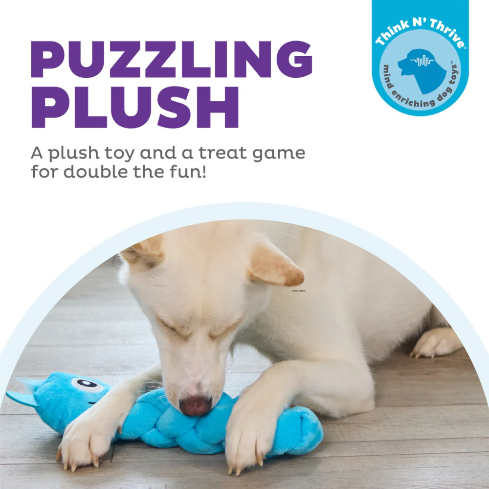Outward Hound Twistiez Monster Toy for Dogs (Blue) - Image 5