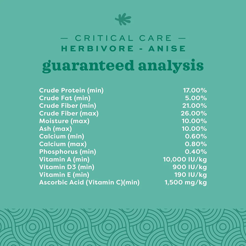 Oxbow Critical Care Anise Herbivore Dry Food for Rabbits and Guinea Pigs - Image 5