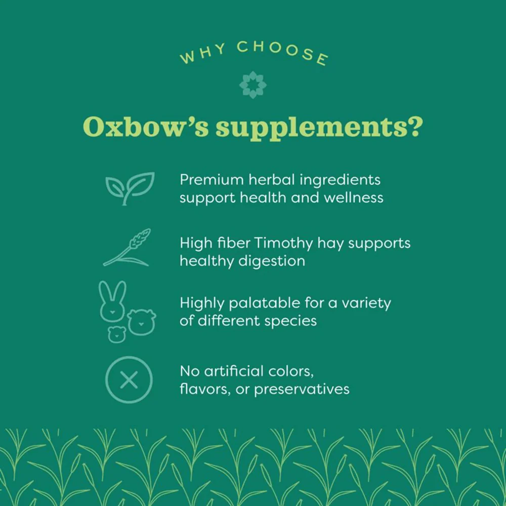 Oxbow Natural Science Urinary Support Supplement for Rabbits and Guinea Pigs - Image 3