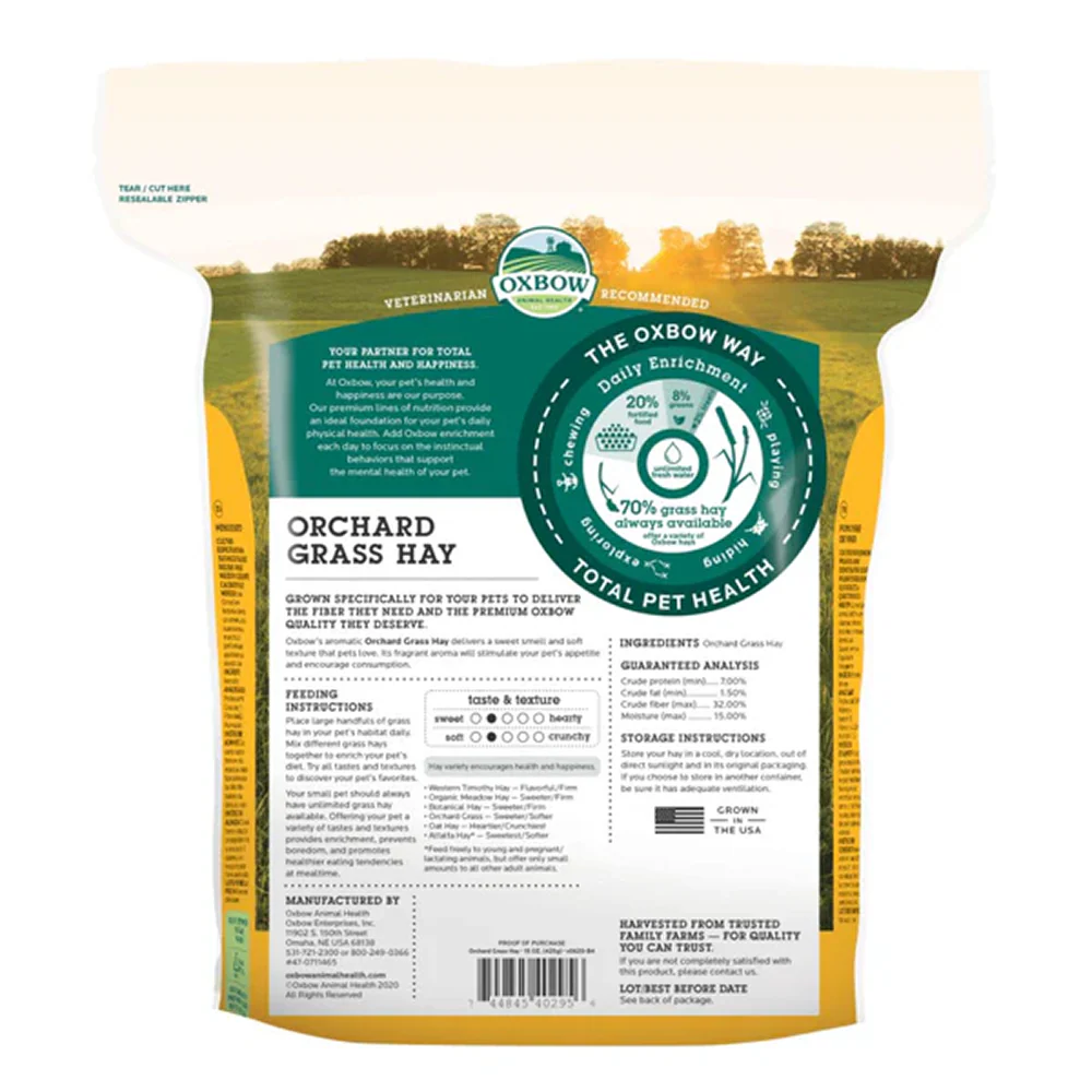 Oxbow Orchard Grass Hay for Rabbits and Guinea Pigs - Image 5