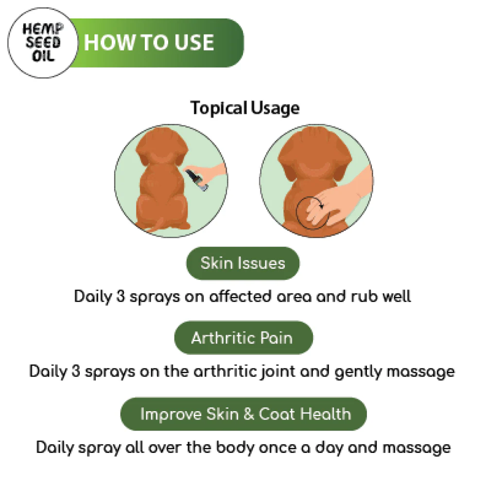 Papa Pawsome Hemp Seed Oil for Dogs - Image 4