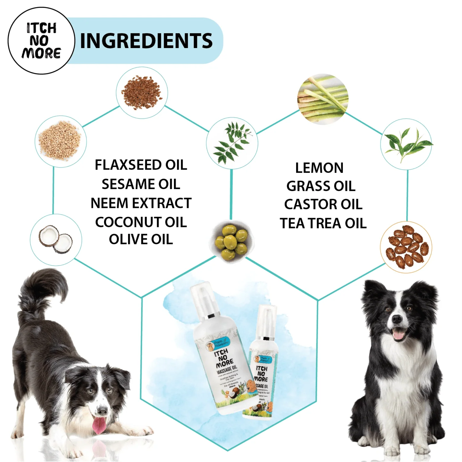 Papa Pawsome Itch No More Massage Oil for Dogs - Image 4
