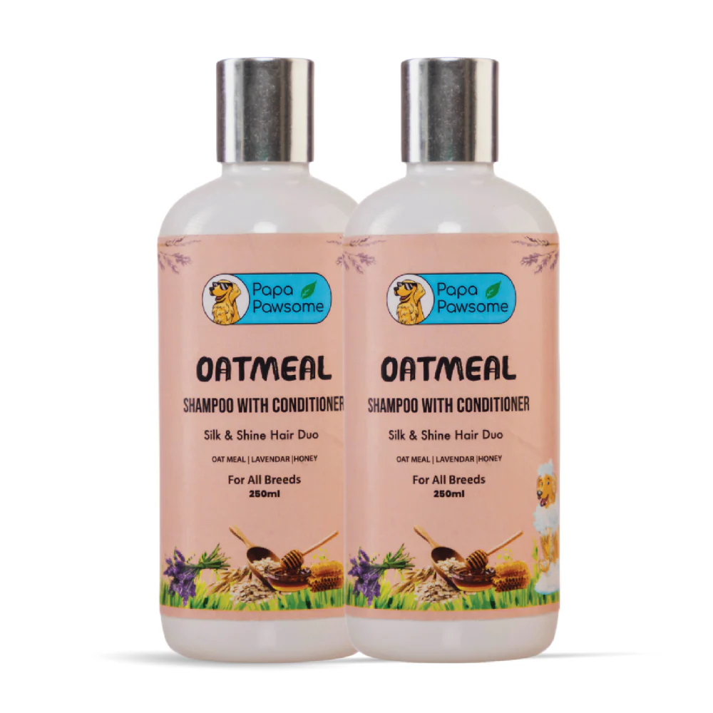 Papa Pawsome Oatmeal Shampoo with Conditioner for Dogs - Image 7