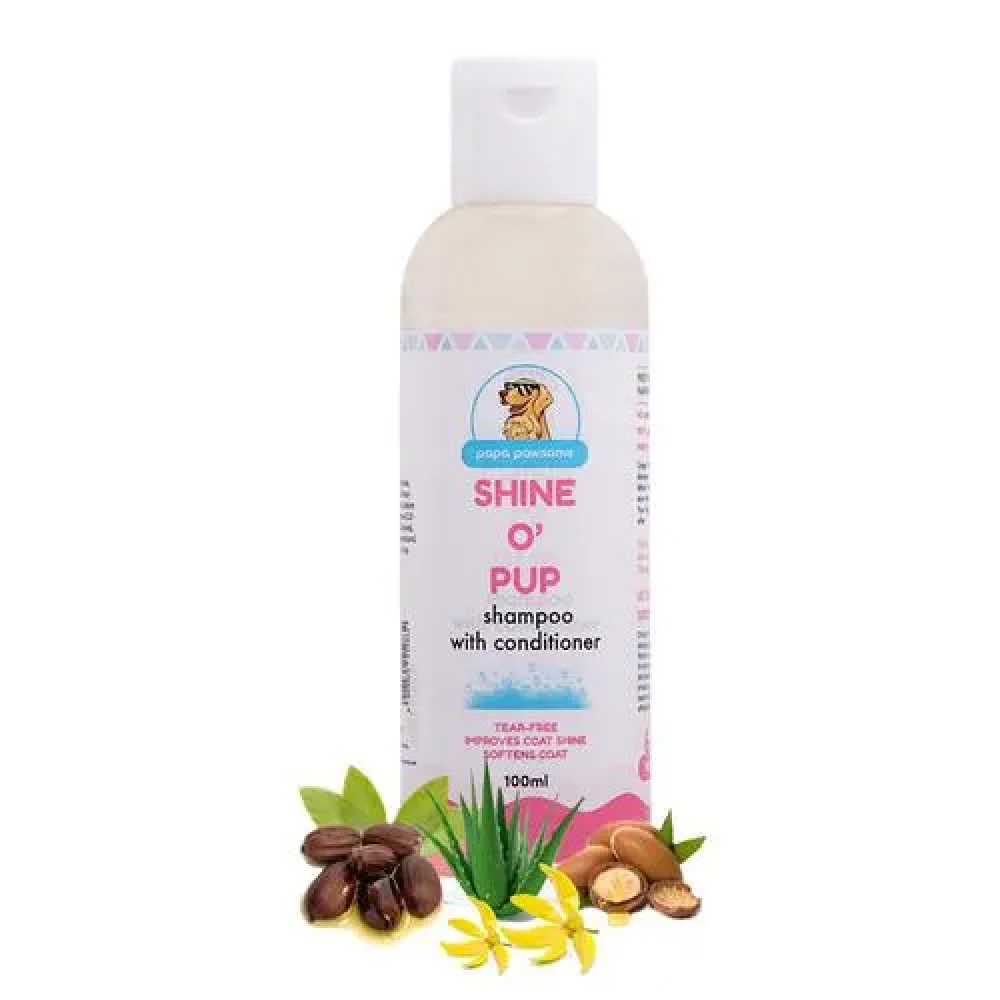 Papa Pawsome Shine O' Pup Tear Free Shampoo with Conditioner for Dogs - Image 11
