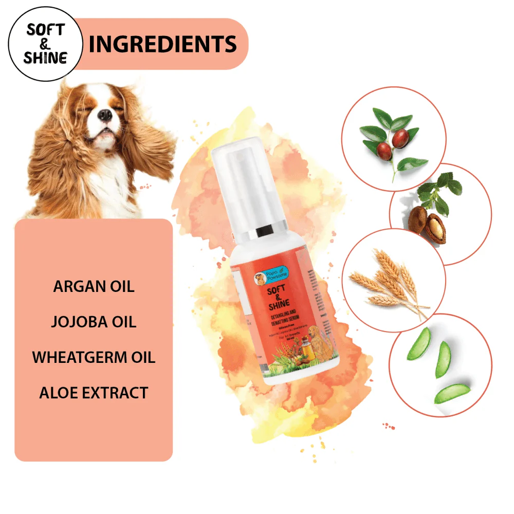 Papa Pawsome Soft & Shine Detangling Fur Serum for Dogs - Image 4