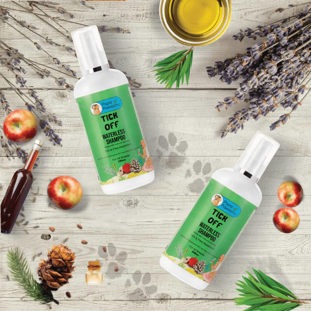 Papa Pawsome Tick Off Waterless Shampoo for Dogs - Image 7