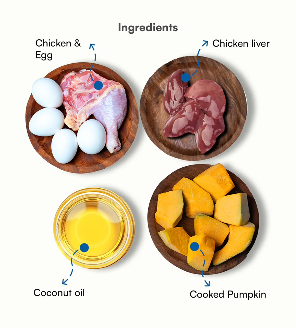 Pawfectly Made By Licious Chicken Egg & Pumpkin Home Meal for Cats - Image 3