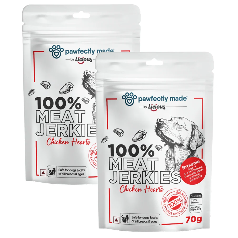 Pawfectly Made By Licious Dehydrated Chicken Heart Jerky Dog Treat - Image 6
