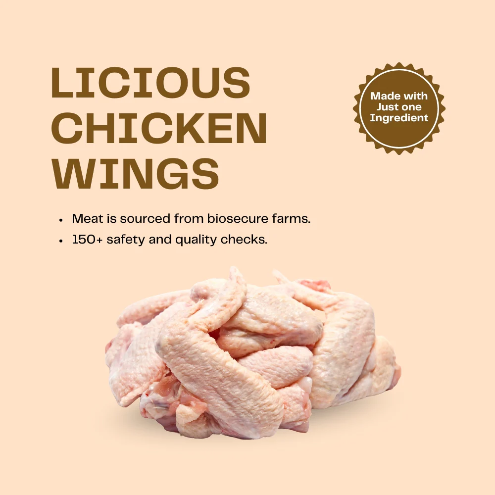 Pawfectly Made By Licious Dehydrated Chicken Wings Jerky Dog Treat - Image 2