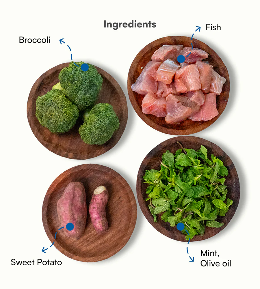 Pawfectly Made By Licious Fish Broccoli & Sweet Potato Home Meal for Dogs - Image 3