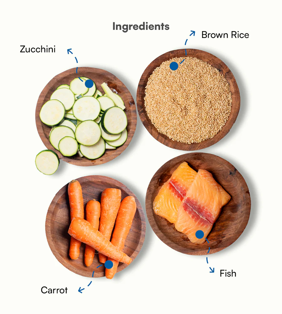 Pawfectly Made By Licious Fish Rice & Veggies Home Meal for Dogs - Image 2