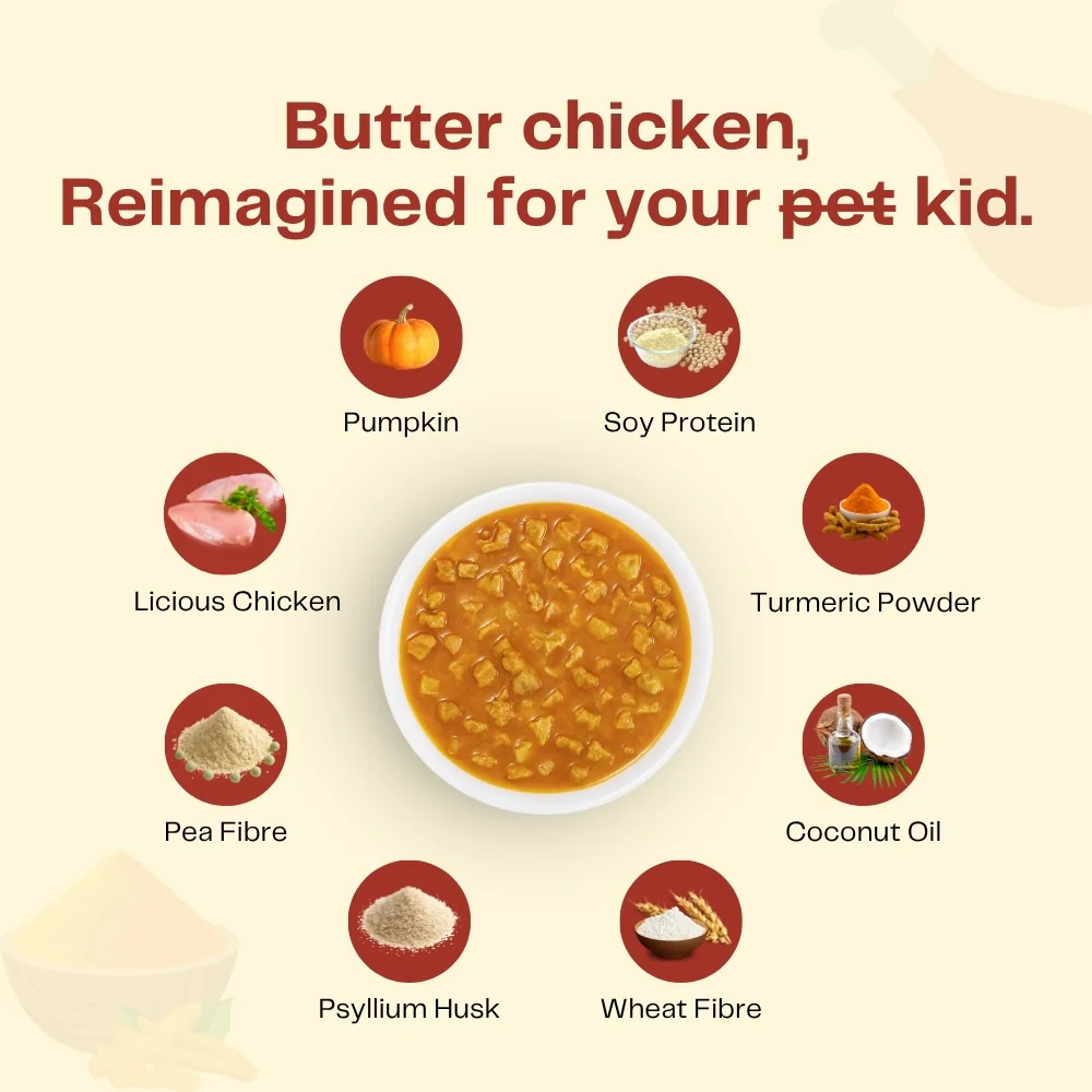 Pawfectly Made By Licious Punjabi Butter Chicken Gravy Adult Dog Wet Food - Image 2