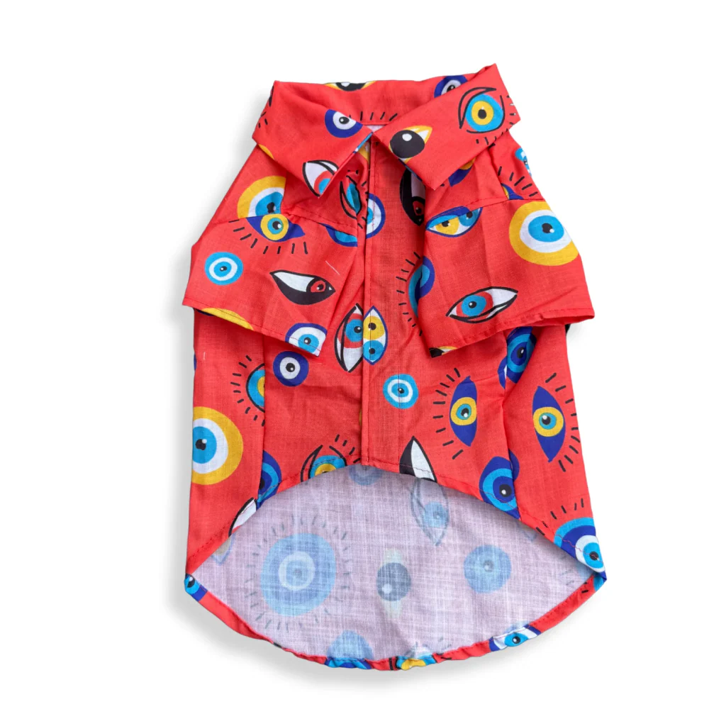 Pawgypets Nazar na lage Shirt for Dogs (Red) - Image 4