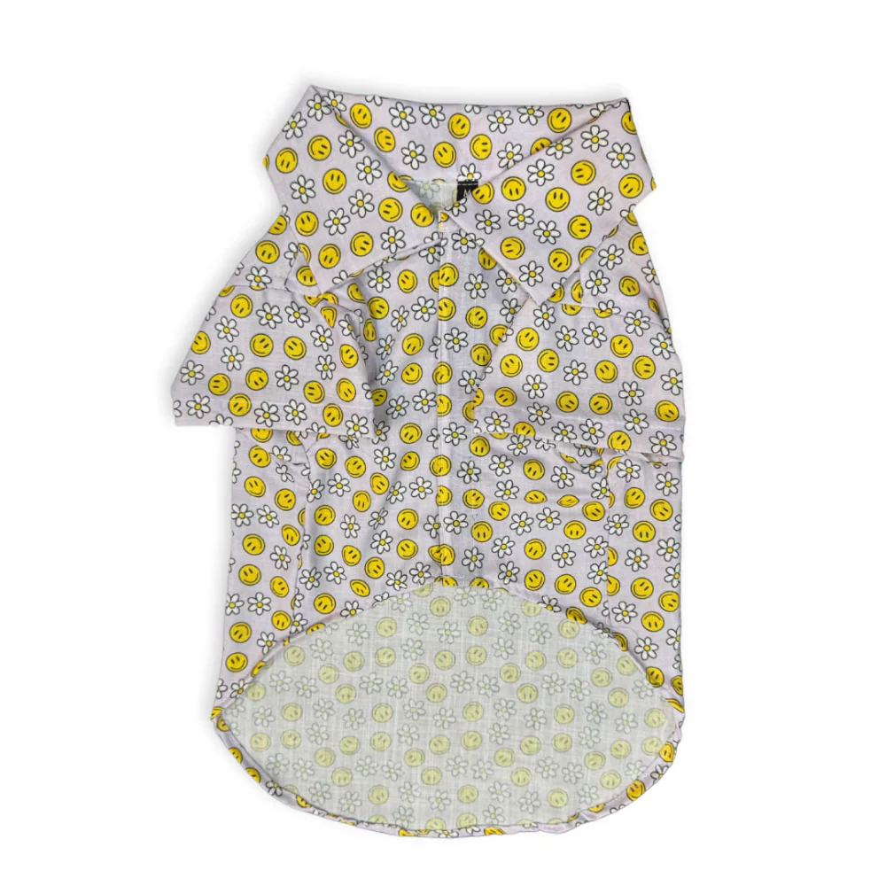 Pawgypets Smiley O Clock Shirt for Dogs (Lavender) - Image 4