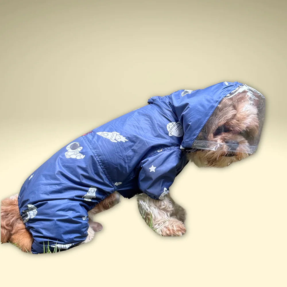 Pawgypets Astronaut Full Coverage Raincoat for Dogs and Cats - Image 5