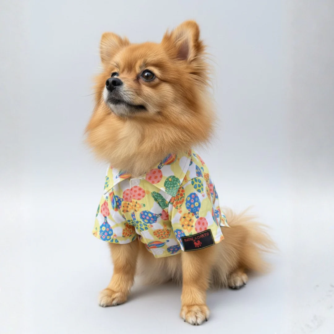 Pawgypets Balloon Casual Shirt for Dogs (Lime Green) - Image 5