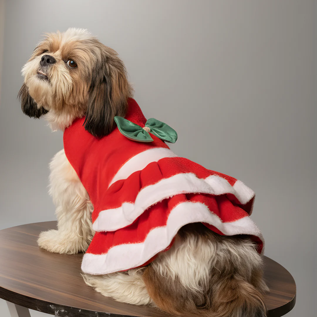 Pawgypets Christmas Dress for Dogs