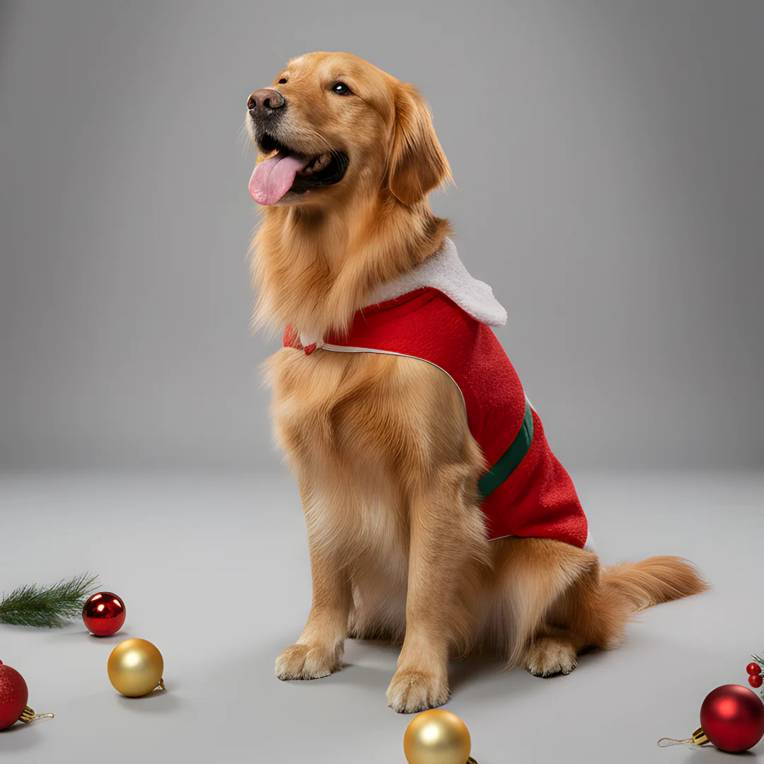 Pawgypets Christmas Santa Dress for Dogs - Image 4