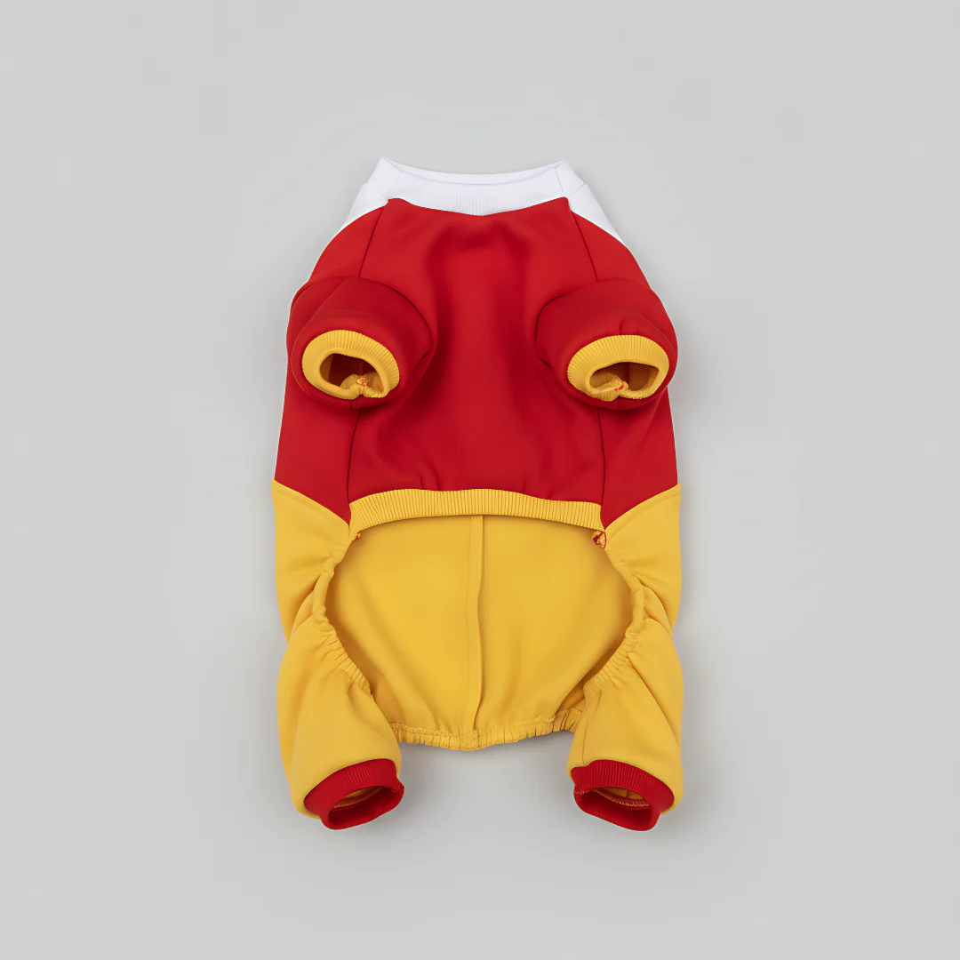 Pawgypets Fries Four-Legged Sweatshirt for Dogs (Yellow/Red) - Image 4