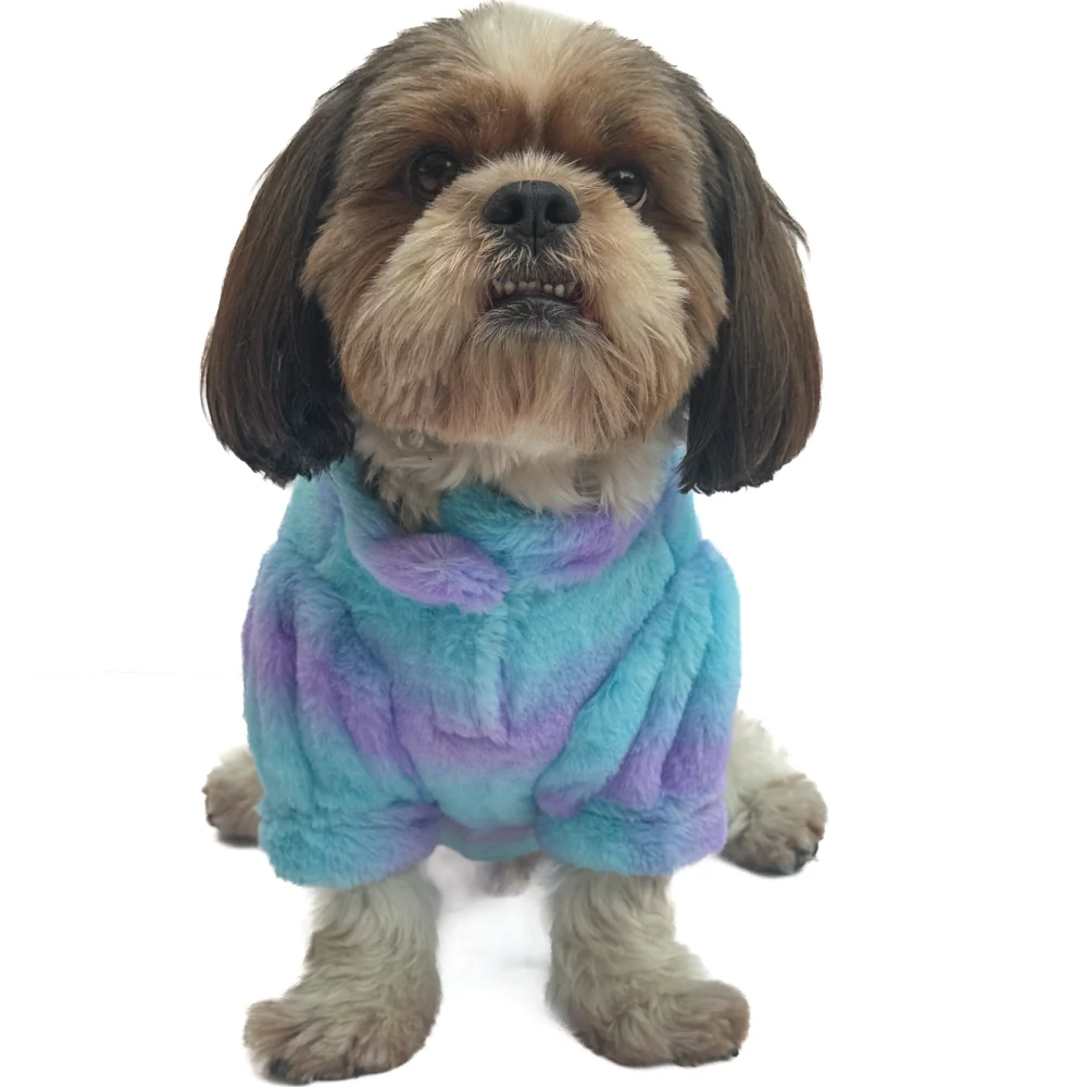 Pawgypets Fur Sweater for Dogs and Cats (Blue/Purple) - Image 6