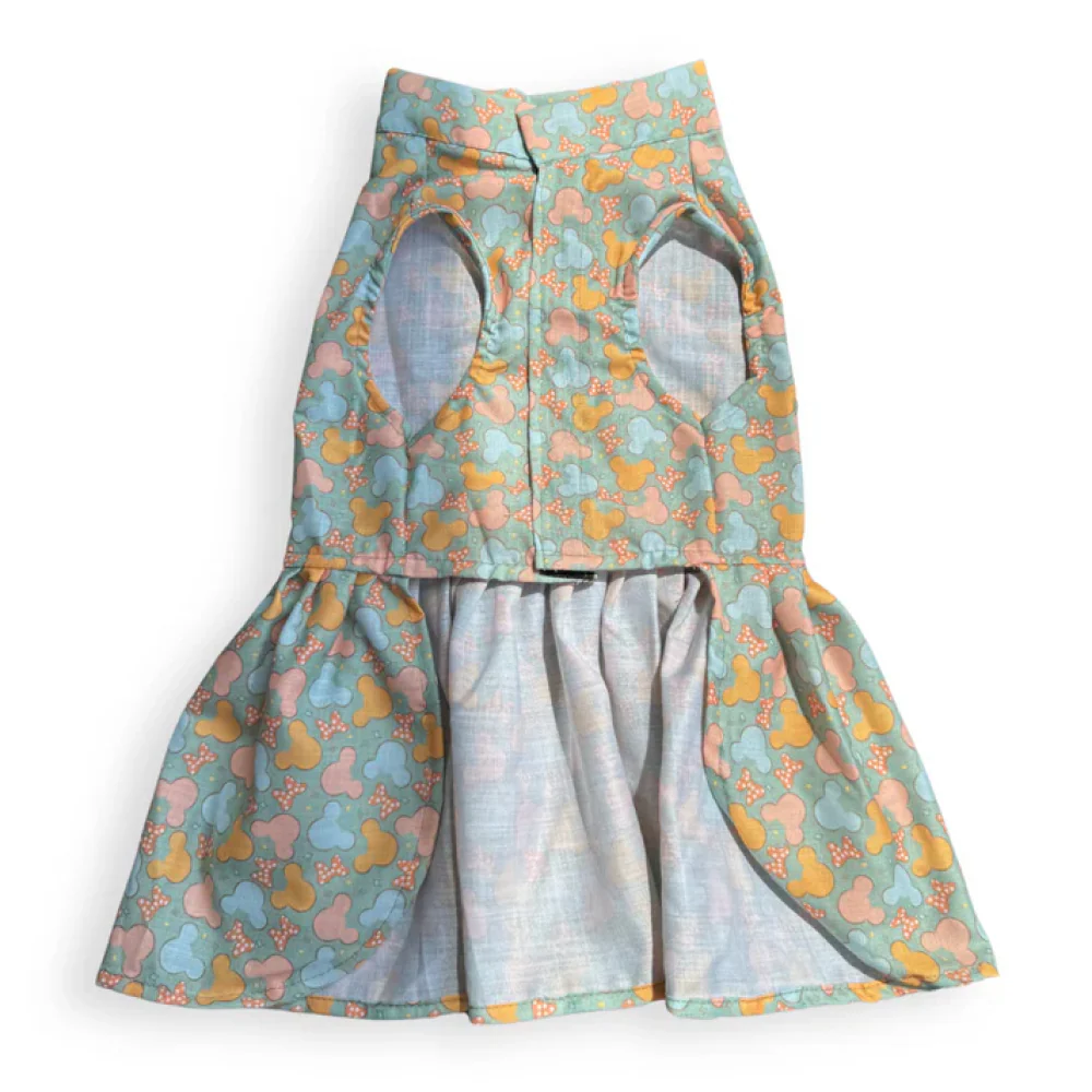 Pawgypets Mickey Overloaded Dress for Dogs (Pastel Green) - Image 4