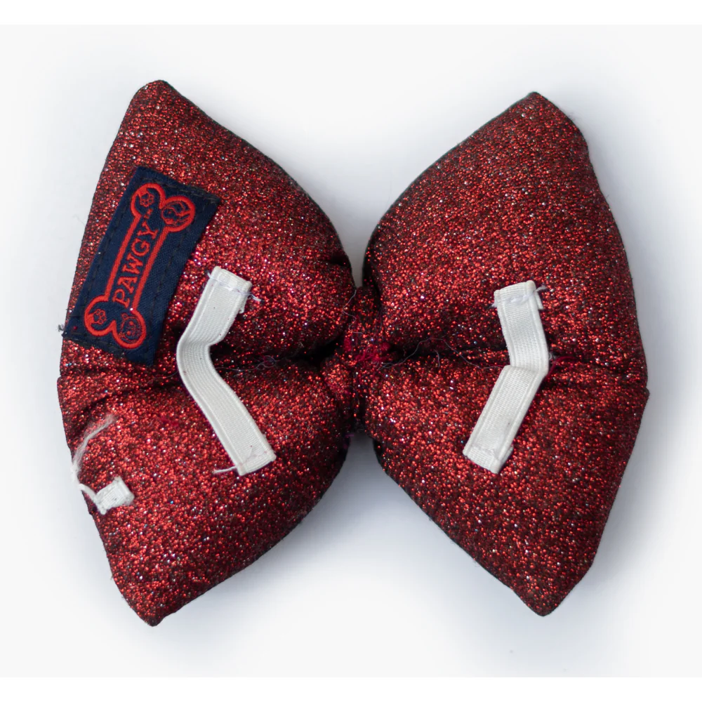 Pawgypets Party Wear Bowtie for Dogs and Cats (Red) - Image 2