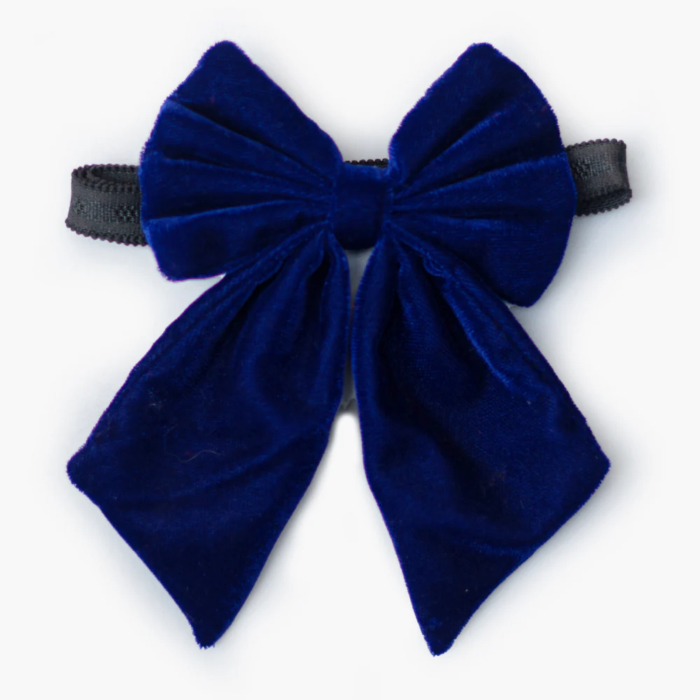 Pawgypets Pigtail Bowtie for Dogs and Cats (Blue) - Image 2