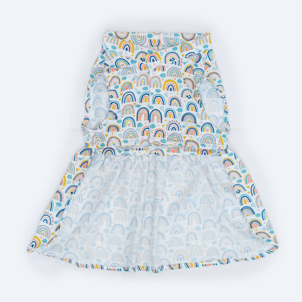 Pawgypets Rainbow Casual Dress for Dogs and Cats - Image 3