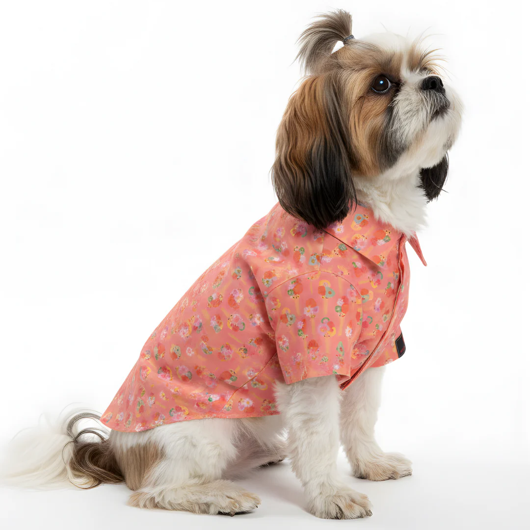 Pawgypets Softy Casual Shirt for Dogs (Peach) - Image 5