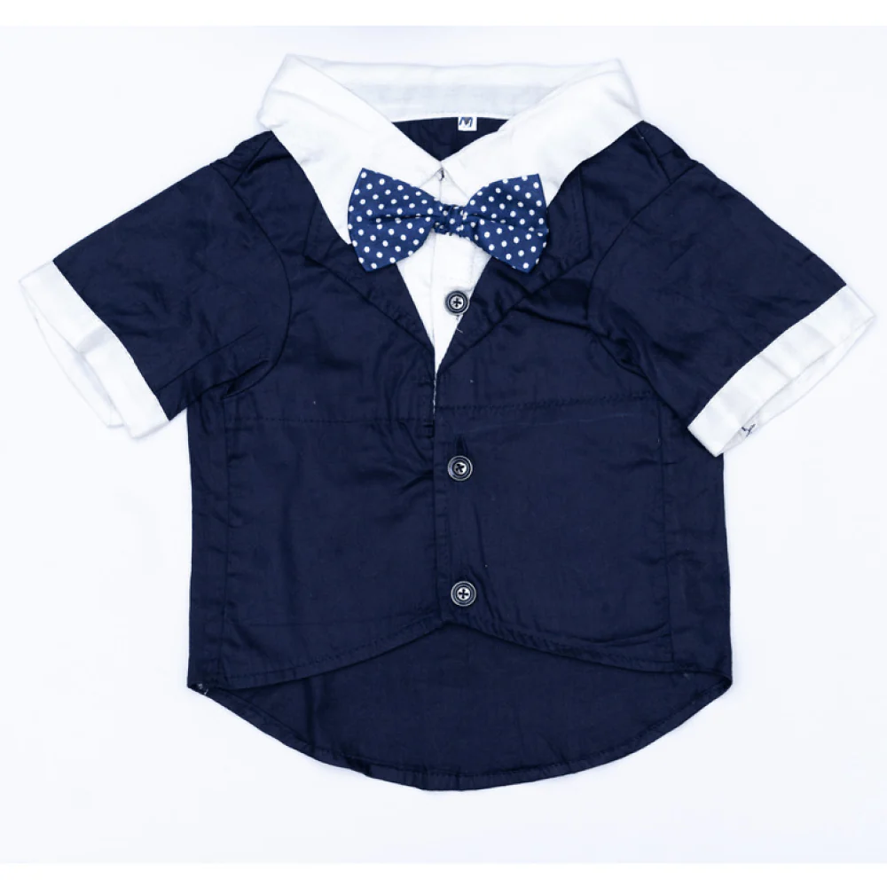 Pawgypets Tuxedo for Dogs and Cats (Blue) - Image 2