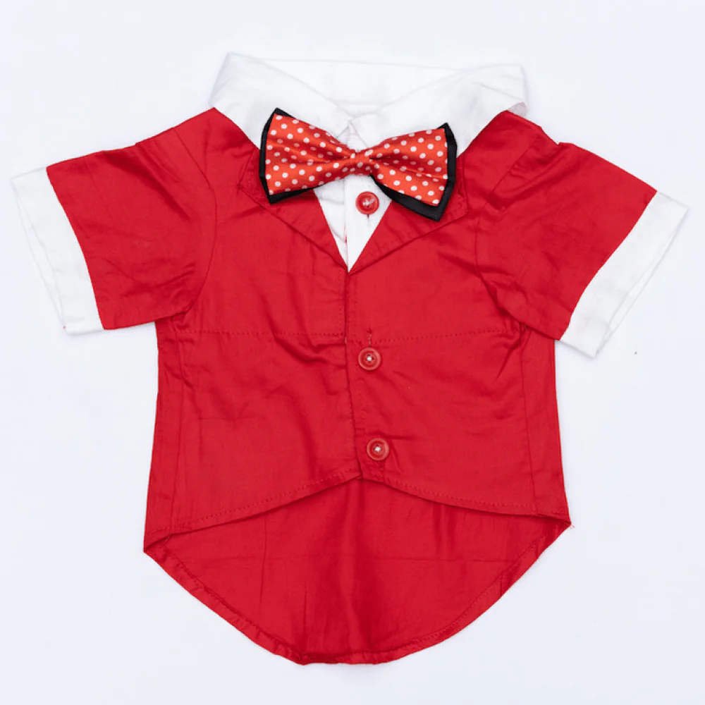 Pawgypets Tuxedo for Dogs and Cats (Red) - Image 3