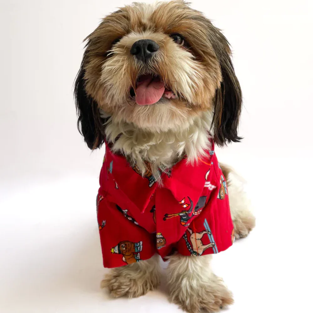 Pawgypets Warm Winter Pets Shirt for Dogs and Cats (Red) - Image 4